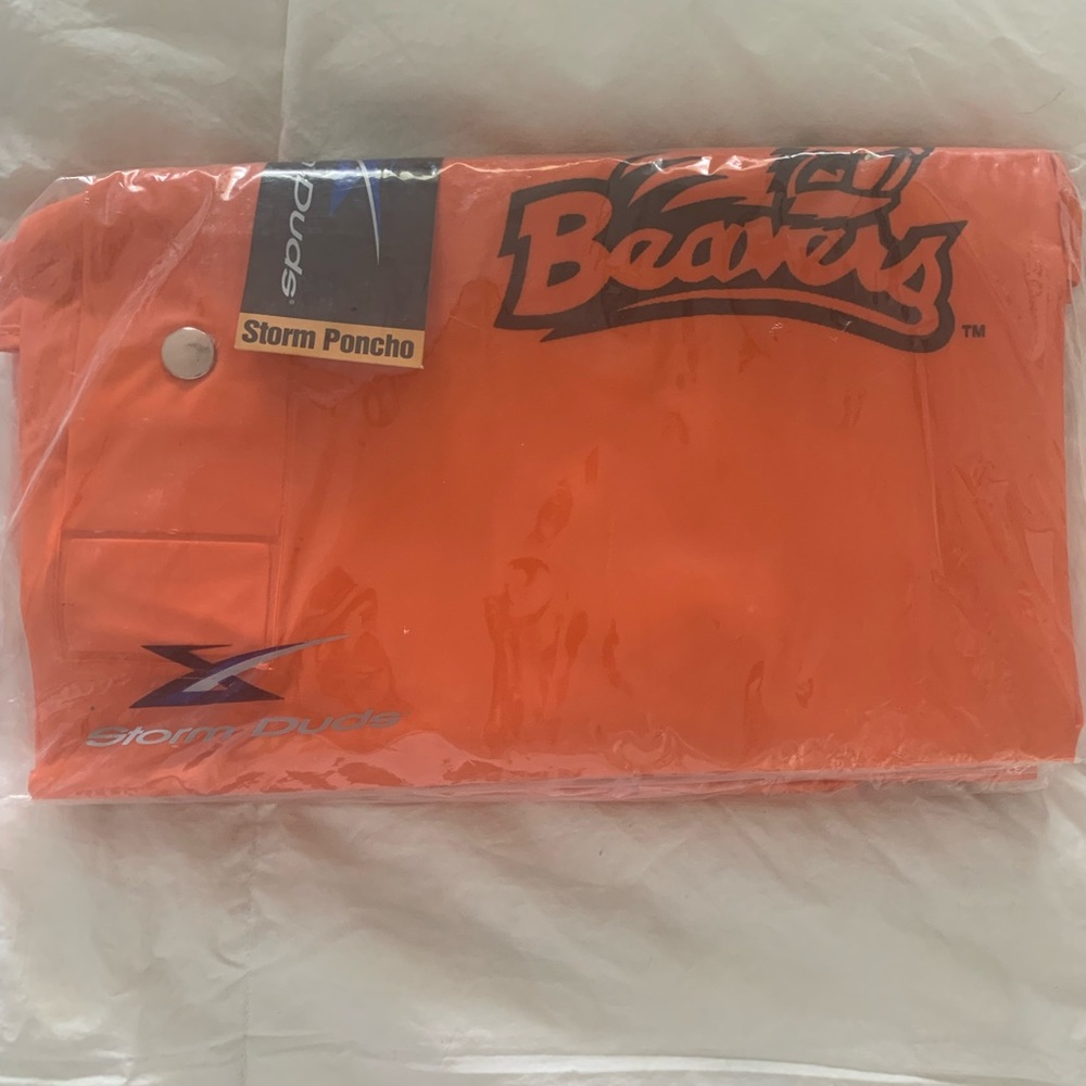 Why wouldn't you want a "Beavers Storm Poncho"?